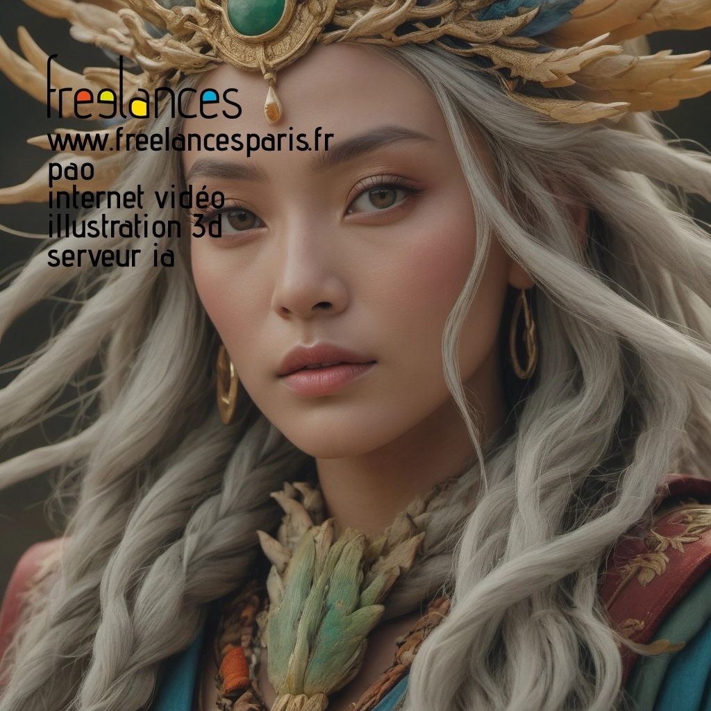 Pao mise en page internet vidéo illustration 3d serveur IA générative AI freelance paris studio de création magazines 8lhkr0m0